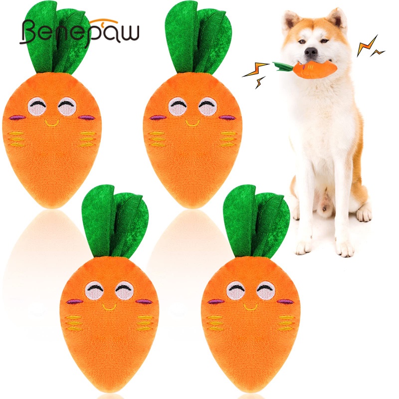 Stuffed carrot dog toy sales