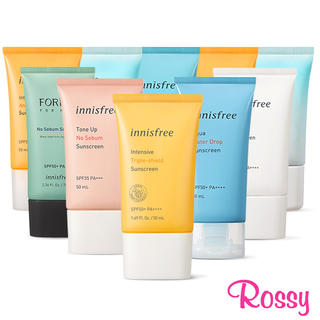 [All] Innisfree Sunscreen Sun Cream (Intensive, Tone Up, Triple Shield ...