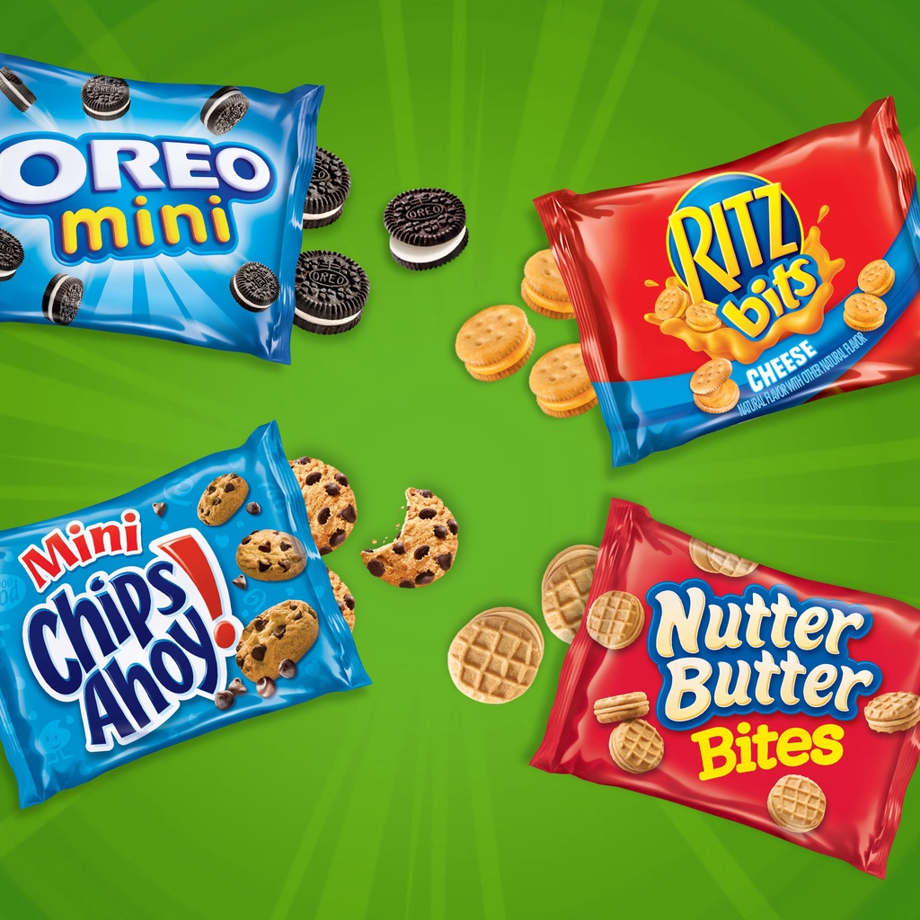 Combo of 4 Mini Snack flavors, 28g pack, imported from USA / Oreo ...