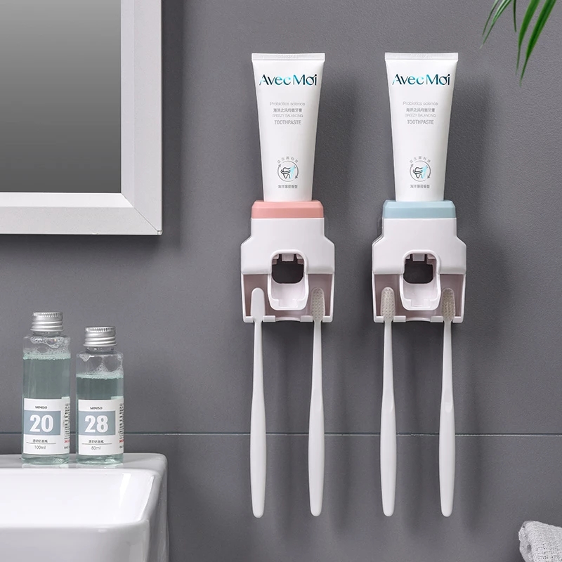 Creative Wall Mounted Automatic Toothpaste Dispenser Lazy Toothpaste ...