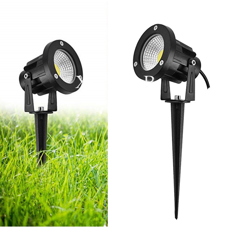 9W LED Garden Spike Light COB Outdoor Lawn Light Spotlight Waterproof ...