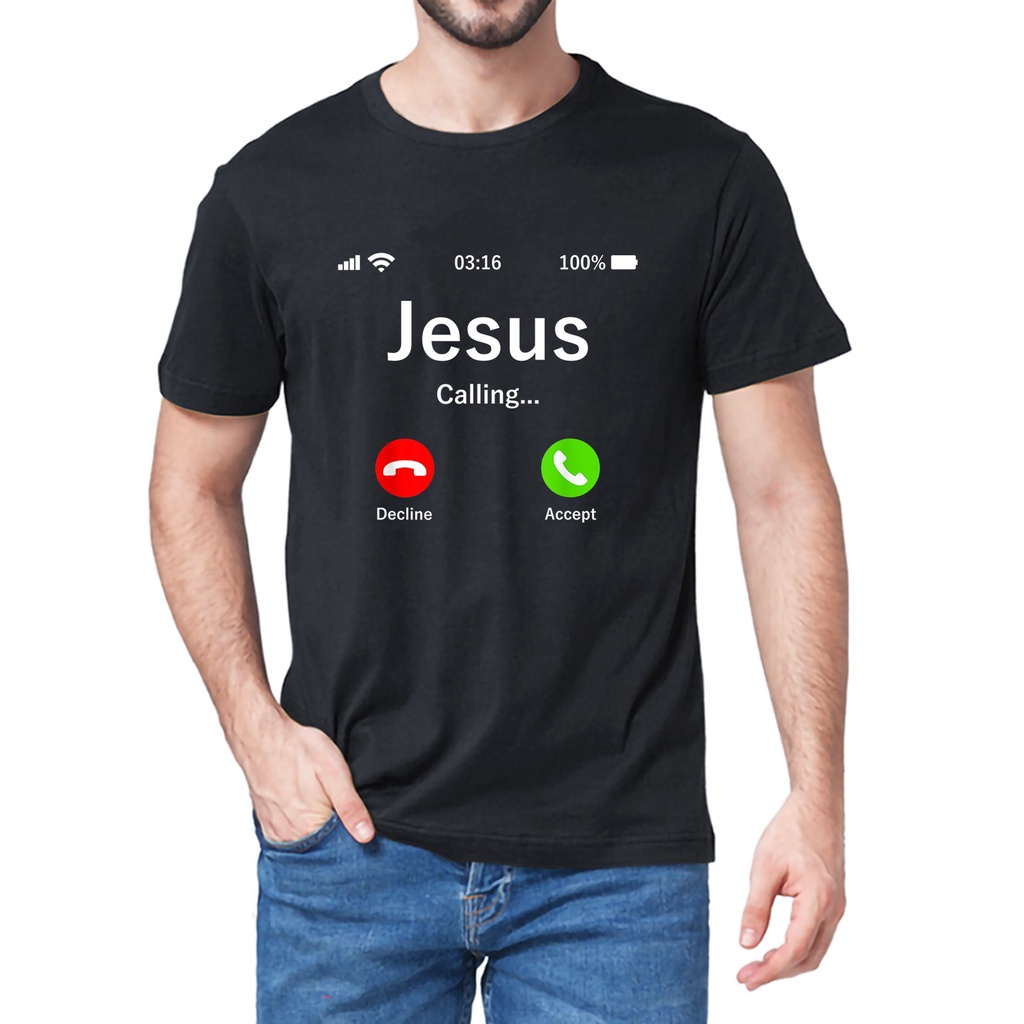 Men'S Appreal Jesus Is Calling Christian Funny Christ God Phone Summer ...