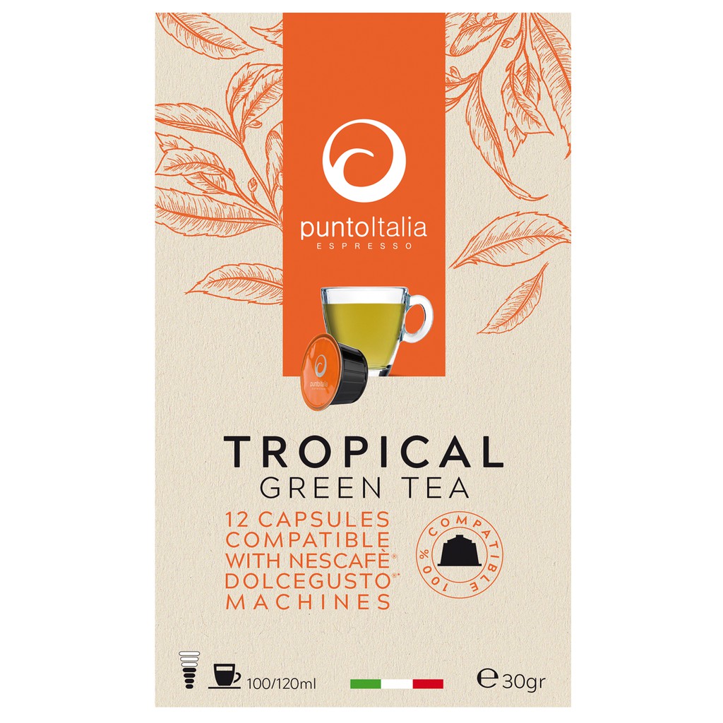Punto Italia Espresso Green Tea Tropical Nescafe Dolce Gusto Tea ...