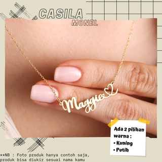 Gold name charms for on sale necklaces