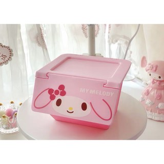 Kawaii Sanrio Hello Kitty My Melody Kuromi Cinnamoroll Bento Box Lunch Pink  Boxes Plastic Send Spork Storage Box Convenient Girl