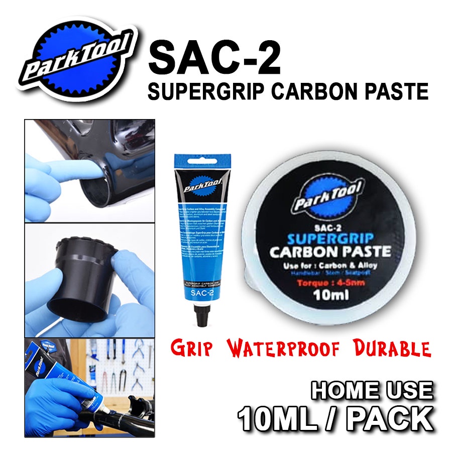Parktool SAC Carbon Friction Paste Compound 10ml Anti Slip Loose