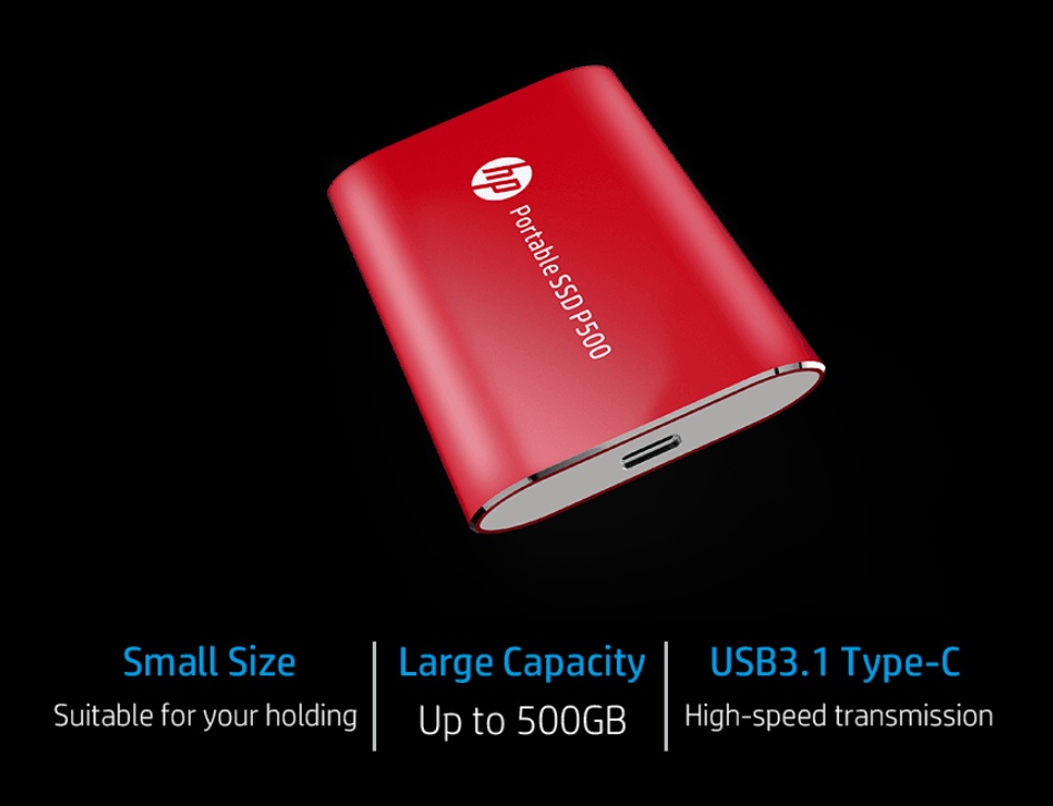 HP Portable External SSD P500 250GB 3 Years Warranty | Shopee Singapore