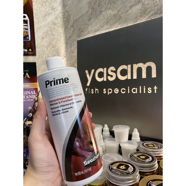 SEACHEM Prime Concentrated Anti Chlorine Water Conditioner for Marine Freshwater 50ml 100ml 325ml 500ml Shopee Singapore