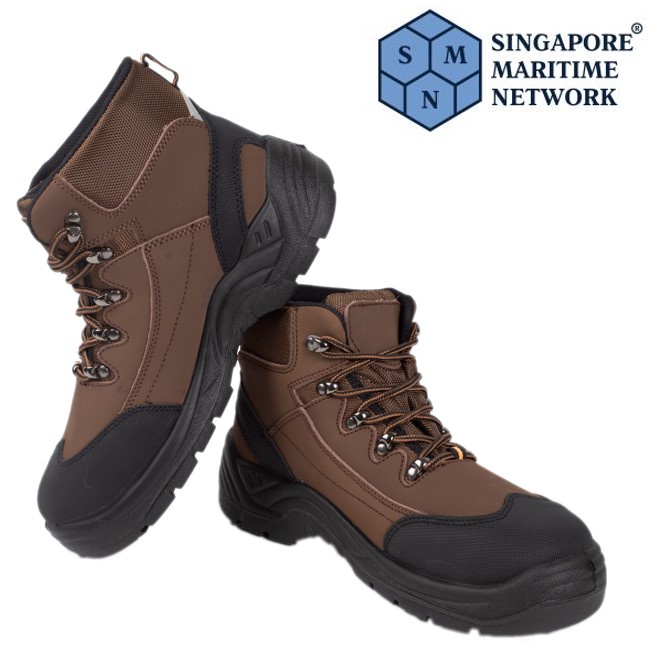 7137 SMN Safety Shoes with Mid Steel Sole and Steel Toe Cap. CLEARANCE SALE STRICTLY NO REFUND EXCHANGE Old Stock Shopee Singapore