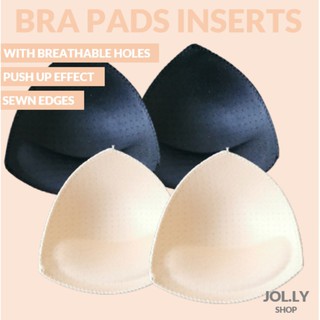 6 Pairs Bra Pads Inserts Removable Bra Pads Sports Cups Bra Inserts  Breathable Sponge Pads 