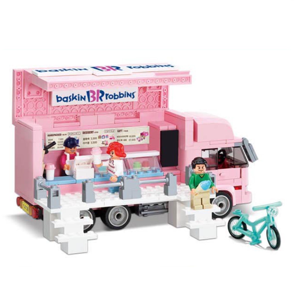 Oxford Baskin Robbins Truck HS33914 Block Toys Made in korea Shopee Singapore
