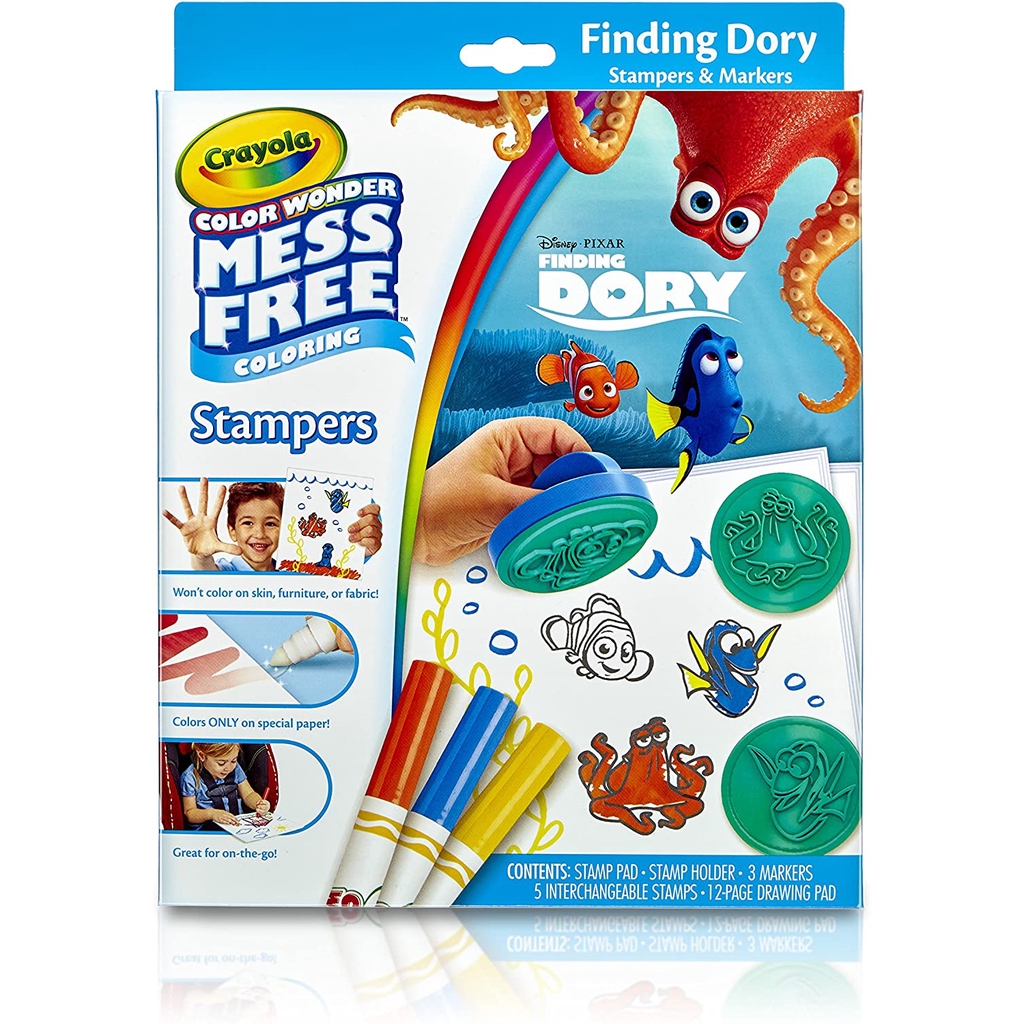Crayola - Crayola Color Wonder Disney Pixar Finding Dory Stampers ...