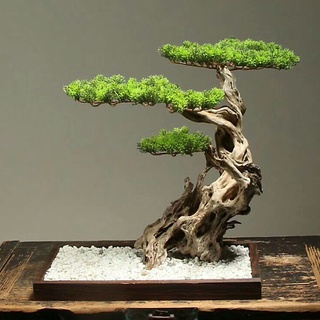 Buy Wholesale China Artificial Pine Branches And Leaves Bonsai