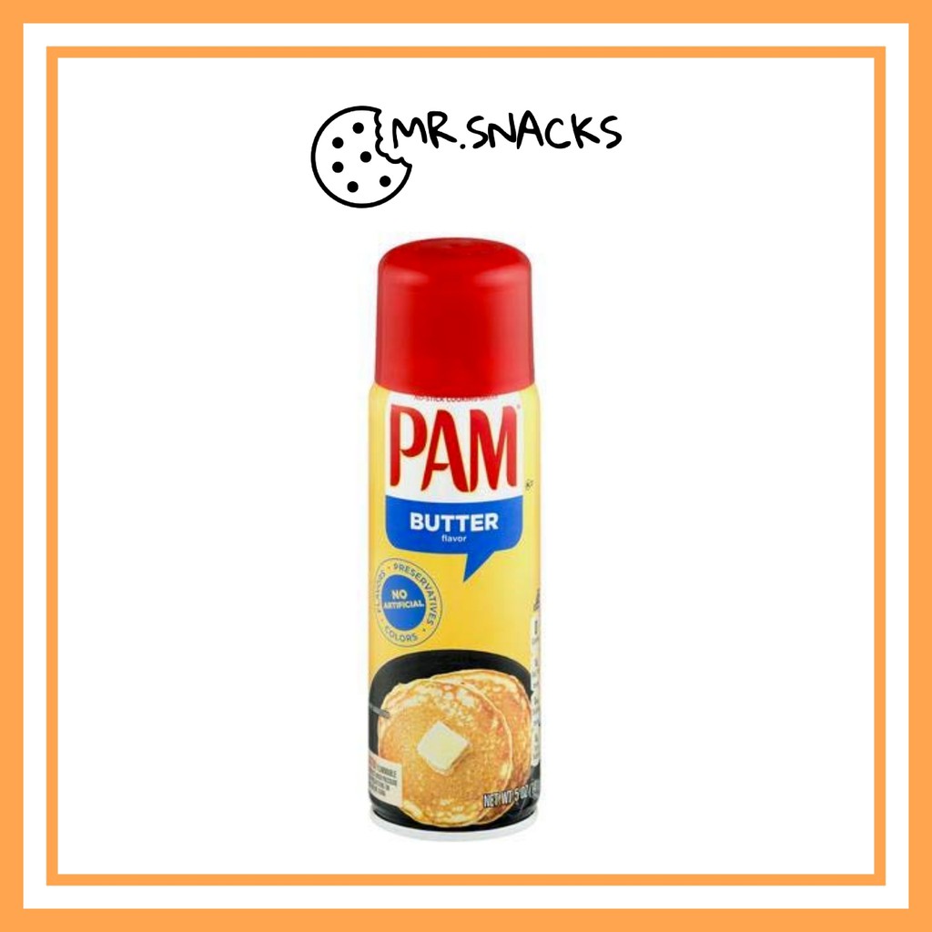 PAM No Stick Butter Cooking Spray 141g (0 Calories) [US] Shopee Singapore
