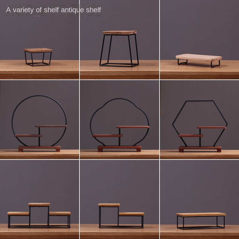 Redwood Bogu Frame, Stand Solid Wood Display Stand Chinese Living Room Entrance Zen Wooden Decorative Crafts [Quality Life]]