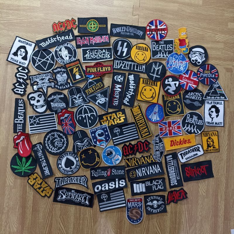 SMALL SIZE MINI MUSIC EMBROIDERY PATCH | Shopee Singapore