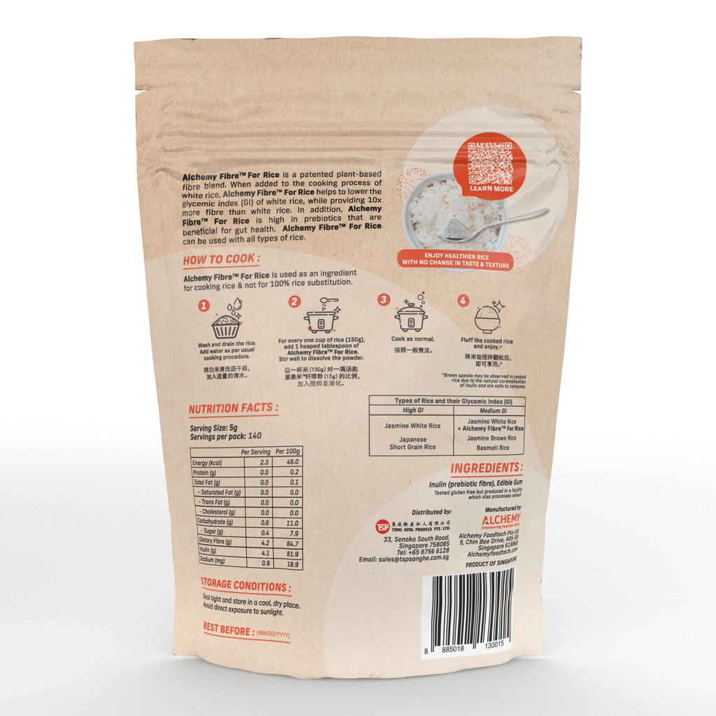 Alchemy Fibre for Rice (700g) | Shopee Singapore