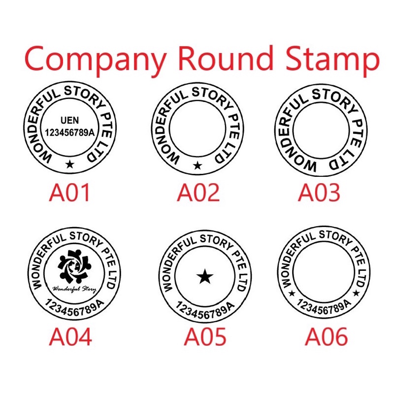 company stamp company chop name stamp name chop Rubber stamp Shopee