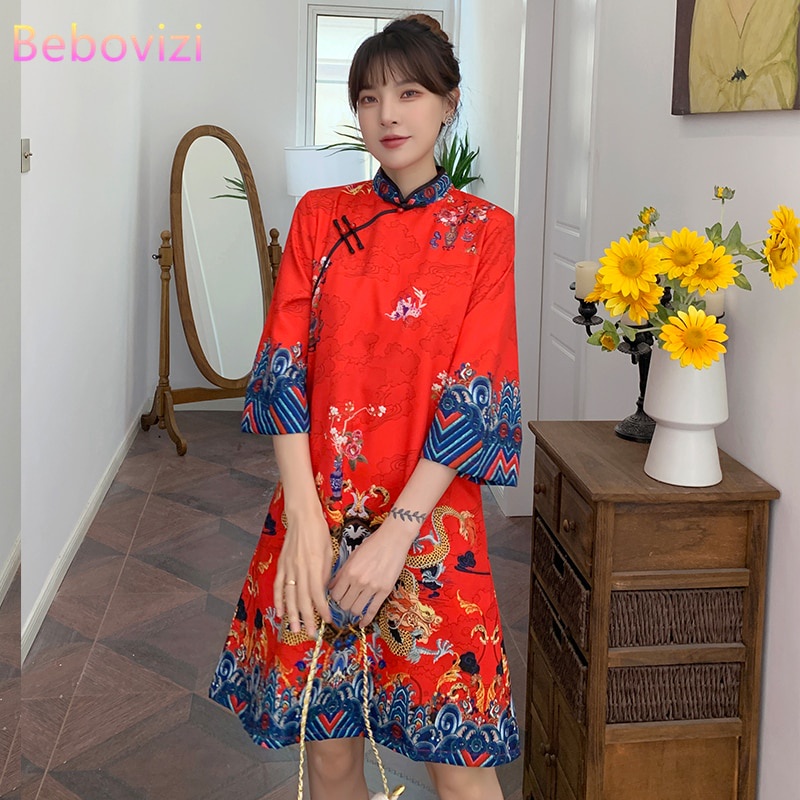 ethiopian fashion dress Tang Dynasty Spring/Autumn Clothes Purple Ruqun Dress main image 0