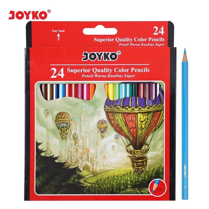 Joyko CP-101 24 Color Drawing Colored Pencils | Shopee Singapore