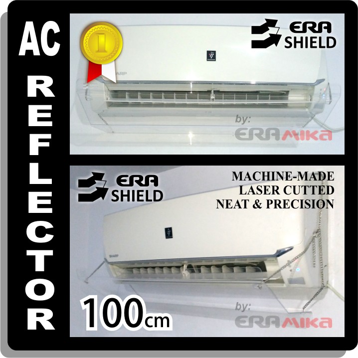 Ac Gutter Reflector AC/AC Gutter/AC Gutter - Era shield 100 cm | Shopee ...