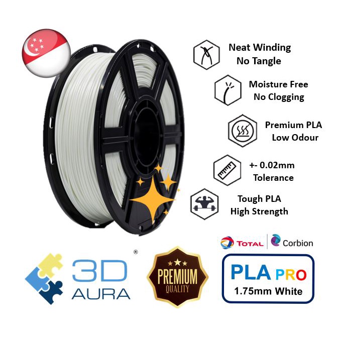 3D AURA PLA PRO Tough PLA 1.75mm 1kg 3D Printer Filament Printing ...