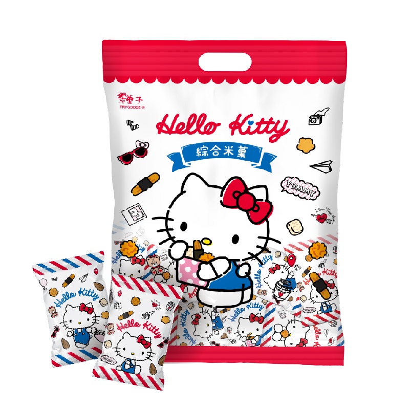 Crackers-Hello Kitty Travel Comprehensive Rice Crackers (17gX40 Packs ...