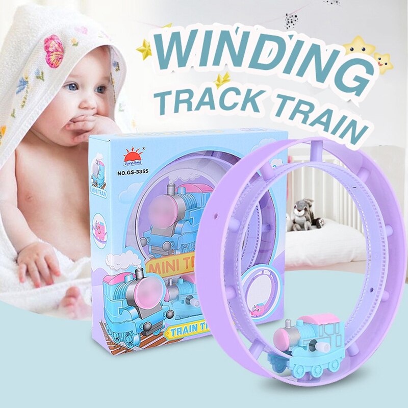 ToyBtoys Race Circular Ramps Toy - Wind Up Race Track Toy Set with ...