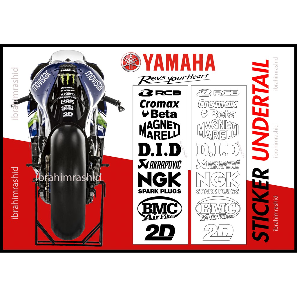 KIT stickers SPONSORS Akrapovic  Autocollant –