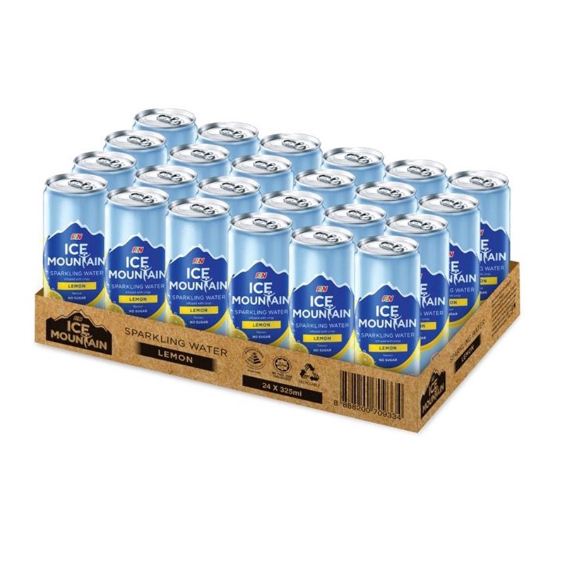 Ice Mountain Sparkling Lemon - 24s Carton (Halal) | Shopee Singapore