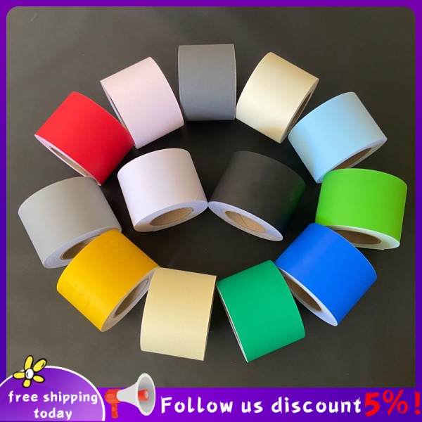 Se7ven+ Solid Color Sticker Border Decoration Self-Adhesive Waterproof ...