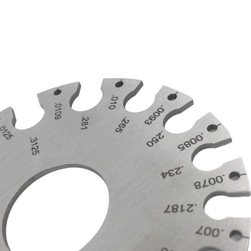 AOTO Stainless Steel 0-36 Round AWG SWG Wire Gauge Thickness Measuring ...