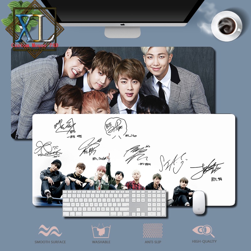 XL Custom Gaming Mouse Pad BTS 1 Mouse Pad - Extra Large Anti-Slip ...