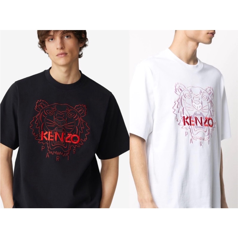 Black and red kenzo shirt sale