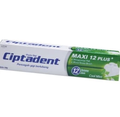 Ciptadent Pasta Gigi Maxi 12 Cool Mint Tube 190 gr - Gambar 2