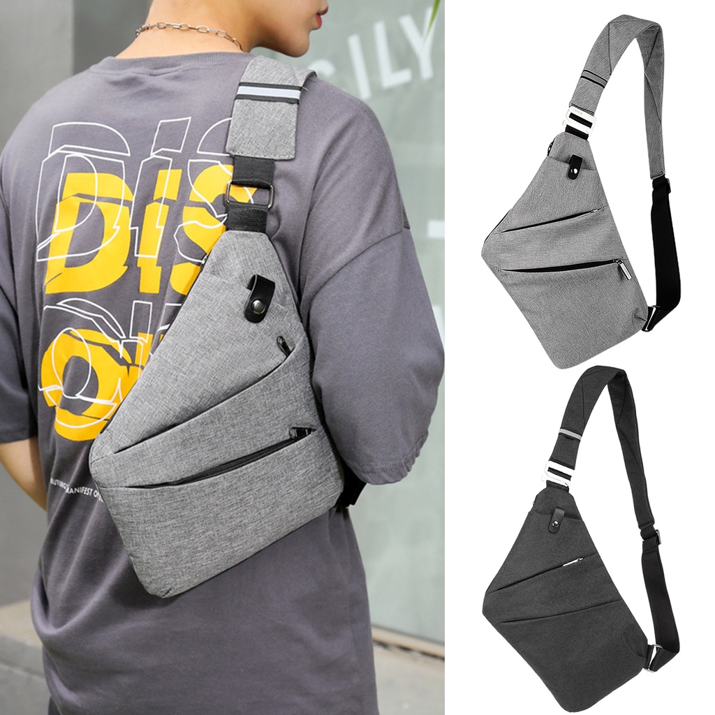 WG Korean Fashion Men Crossbody Sling Bag Waterproof Shoulder