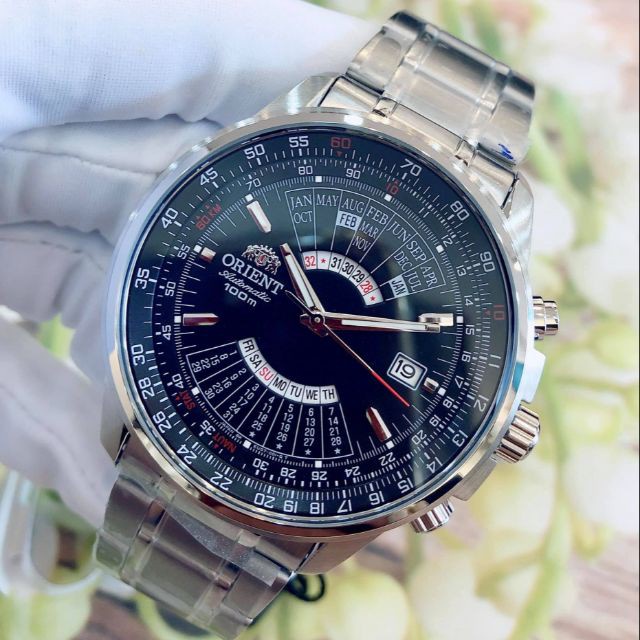 Original Orient SEU07005BX Multi Year Perpetual Calendar Automatic Men Black Date Watch Shopee Singapore