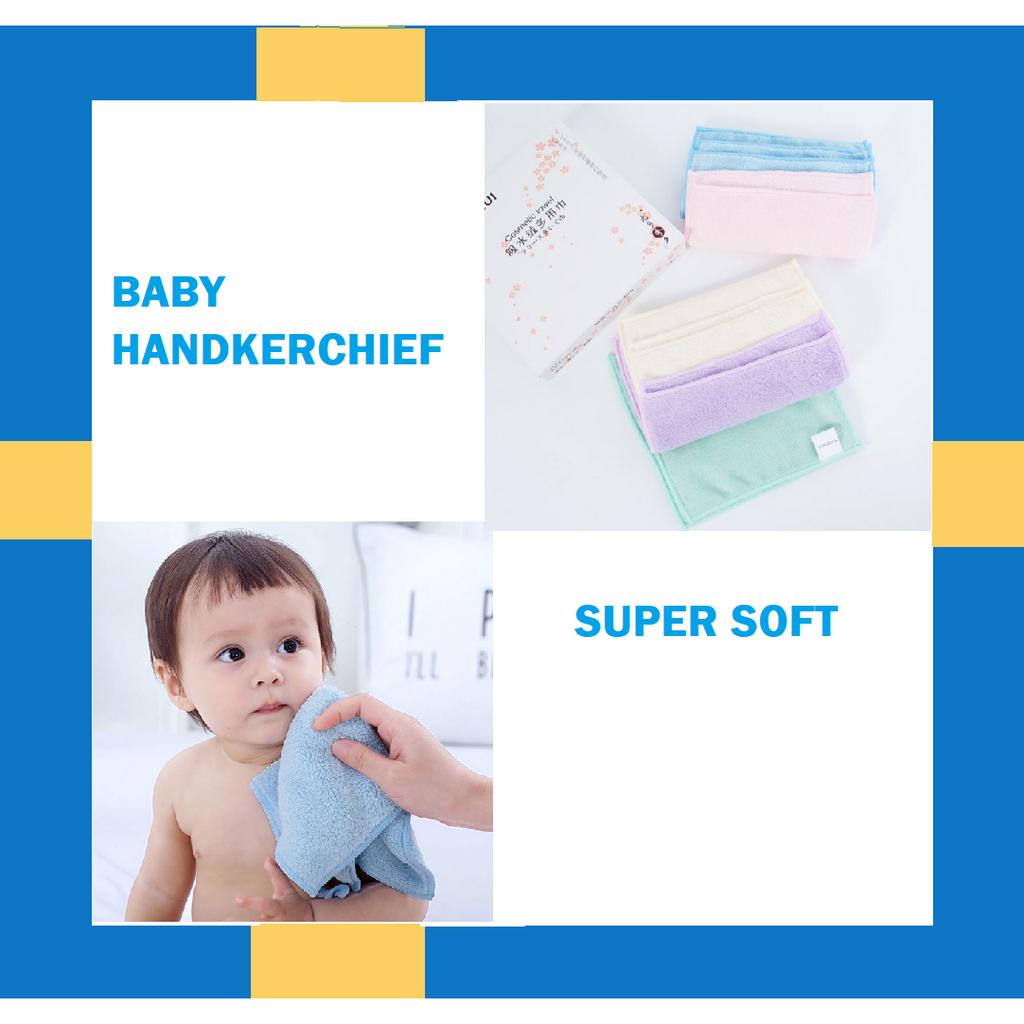 Baby Handkerchief Microfiber WashCloths Face Towel Saliva Towel 20x20cm ...