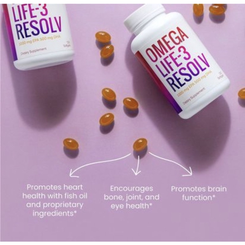 Omega Life-3 Resolv (Fish Oil) | Shopee Singapore