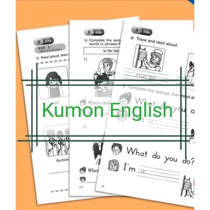 Kumon English A to F ebooks in PDF | Shopee Singapore