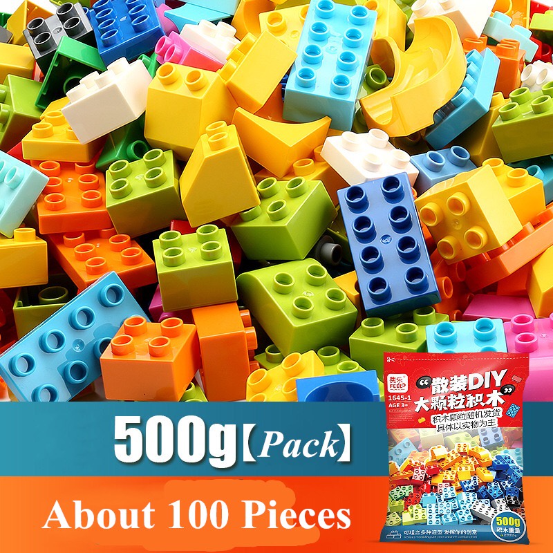 500g Compatible Lego Duplo Large Particle Bulk Basic Slide Building ...
