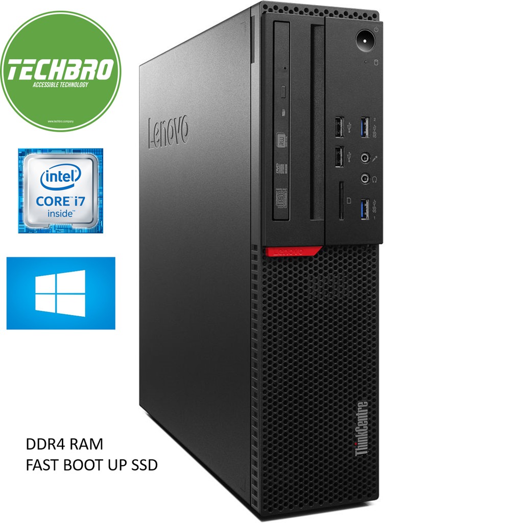 Lenovo M800 / M900 SFF Thinkcentre i7 6700 i5 6500 480gb SSD 8GB DDR4 RAM  Small Form Factor (SFF) Desktop