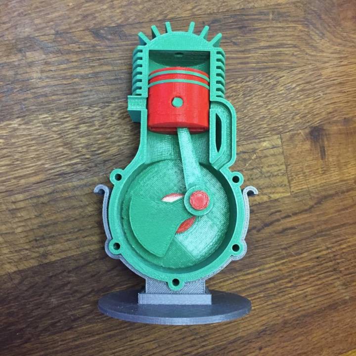 2-stroke internal combustion engine - learning support model | Shopee ...