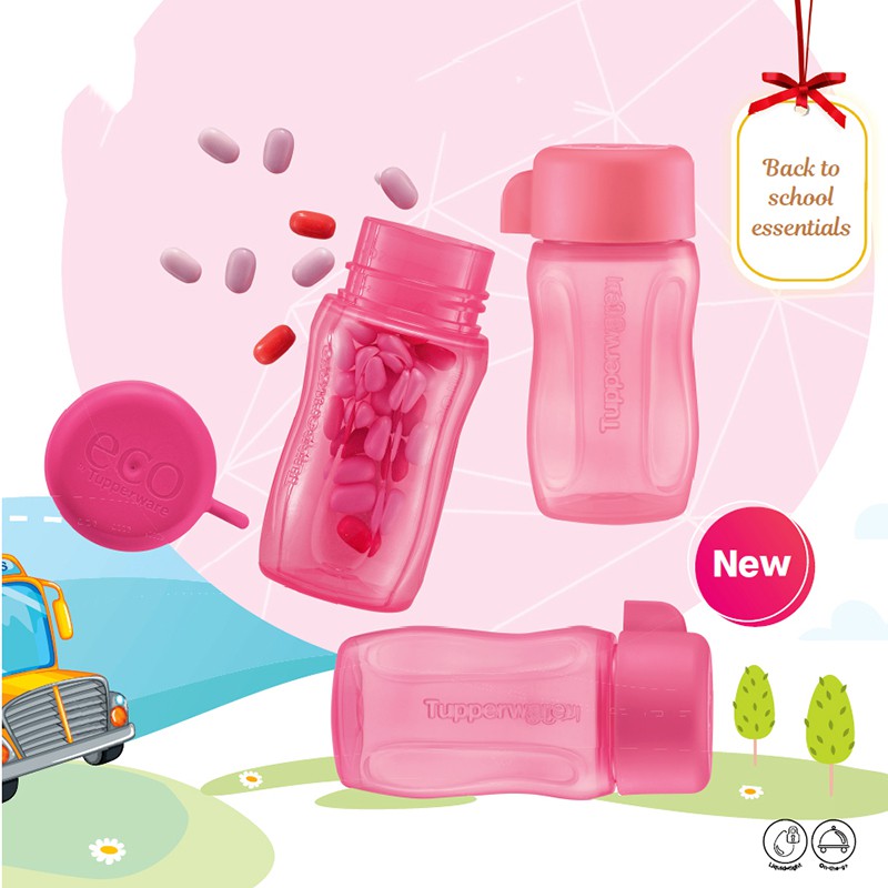 Authentic Tupperware 90ml Screw Cap Mini Eco Bottle ★ BPA Free ★ Local