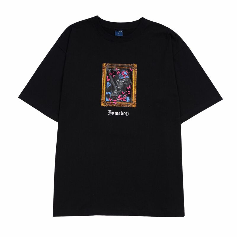 HOMEBOY Men Stripe DEATH T Shirt Shopee Singapore