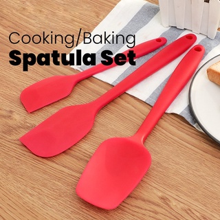 Small Silicone Baking Tools 4pcs/set - Kitchen Baking Scraper, Spatula,  Spoon - Children's Supplementary Food Cooking Set