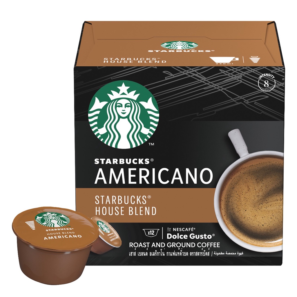 Starbucks® House Blend Americano by NESCAFÉ Dolce Gusto® coffee