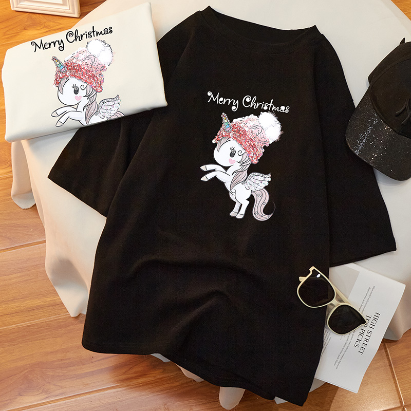 ?Korean House?  PLUS SIZE 5XL Tops 2020 summer clothes and clothing  printing loose short sleeve T shirt Women Blouse