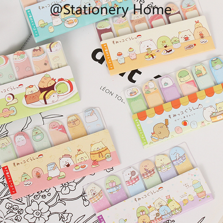 90PCS Cute Sumikko Gurashi Sticky Notes Japanese Cartoon Post-it Note ...