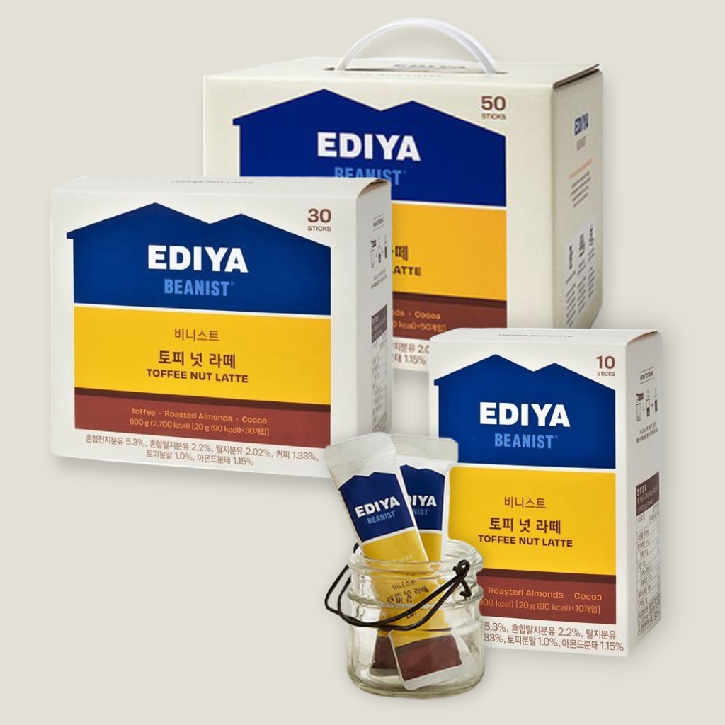 [cafe EDIYA] ediya coffee mix toffee nut latte korea coffee mix